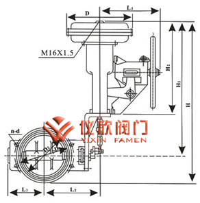 氣動薄膜調節(jié)蝶閥